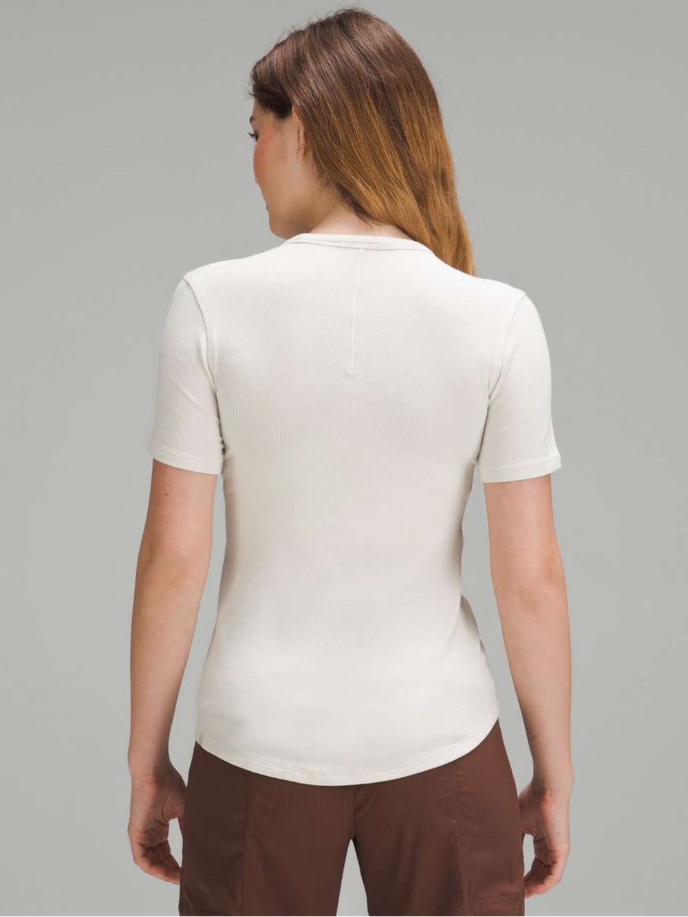NWOT Lululemon Hold Tight Women’s Crewneck Short Sleeve Tee - White size 4 - Picture 2 of 6